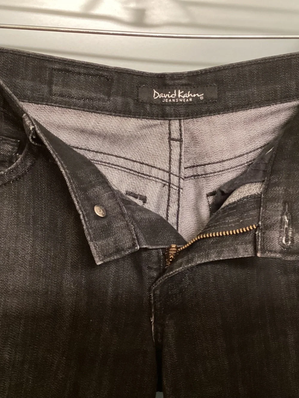 David Kahn Jeans, Grey Wash, Size 2